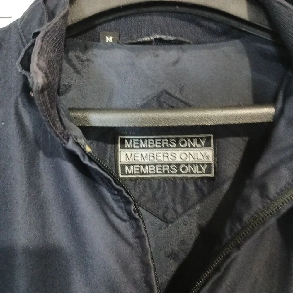 Members Only vintage black